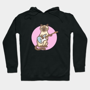 Siamese Cat Commission - Pink Hoodie